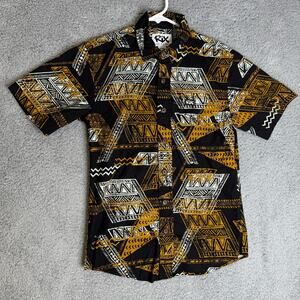 RIX Hawaiian Shirt Mens XXS or Youth Large Button Up Luau Short Sleeve